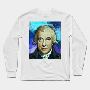 James Watt Portrait | James Watt Artwork 6 Long Sleeve T-Shirt